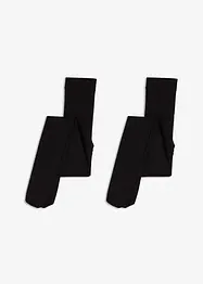 Thermo Fleece Strumpfhose 140den (2er Pack), bonprix