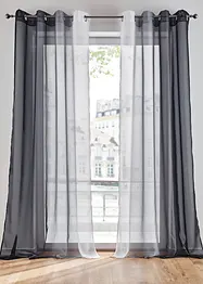 Gardinen aus leichtem Voile, auch in extralang (2er Pack), bonprix