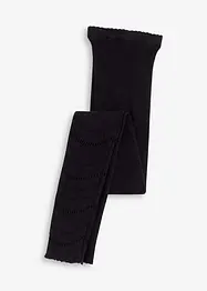 Leggings mit Komfortbündchen und Lochstickerei 80 DEN, bonprix