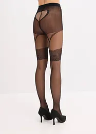 Collant effet jarretelles 30 DEN, bonprix