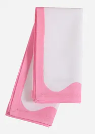 Stoffservietten  aus Bio Baumwolle mit farbiger Kante (2er Pack), bonprix