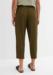 Pantalon en jersey texturé, bonprix