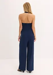 Jersey-Jumpsuit mit Laser-Cut Outs, bonprix