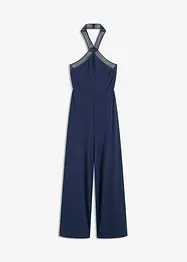 Jersey-Jumpsuit mit Laser-Cut Outs, bonprix