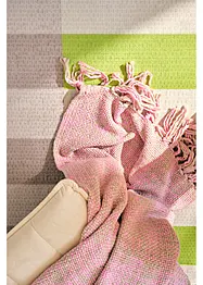 Plaid chaud avec des franges, bonprix