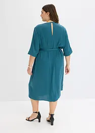 Robe midi en satin brillant, bonprix