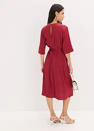 Midikleid aus glänzendem Satin, bonprix