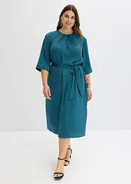 Robe midi en satin brillant, bonprix