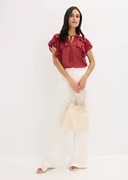 Chiffonbluse mit Volants, bonprix