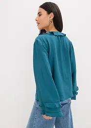 Blouse bohème en  fine viscose mélangée, bonprix