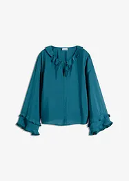 Blouse bohème en  fine viscose mélangée, bonprix