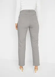 Pantalon droit et extensible, taille mi-haute, bonprix
