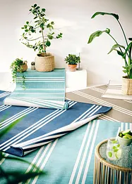 Tapis rayé réversible, pour l’intérieur et l’extérieur, bonprix