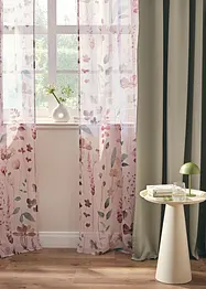 Voilage à imprimé floral (1 pce), bonprix