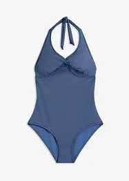Maillot 1 pièce à dos nu, aspect jean, bonprix