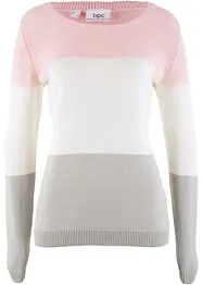 Pullover im Colorblocking-Stil, bonprix