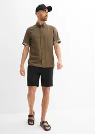 Chemise manches courtes en viscose, slim, bonprix