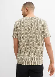 T-shirt col tunisien 100% coton, bonprix