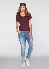 T-Shirt aus Baumwoll-Viskose-Mix, bonprix
