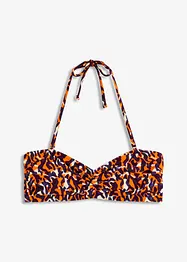 Bandeau-Bikinioberteil mit abnehmbaren Trägern, bonprix