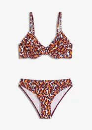 Bügel-Bikini (2-tlg.Set) mit hohem Beinausschnitt, bonprix
