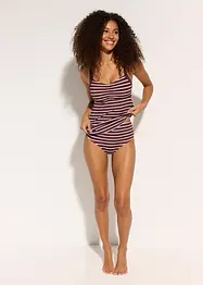 Tankini (ens. 2 pces) avec décolleté froncé, bonprix