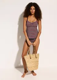 Tankini (ens. 2 pces) avec décolleté froncé, bonprix