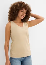Tanktop aus reiner Bio-Baumwolle (2er Pack), bonprix