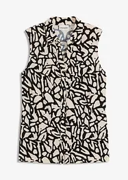 ärmelloses Poloshirt mit Raffung, bonprix
