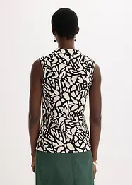 ärmelloses Poloshirt mit Raffung, bonprix