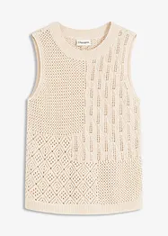 Ajour Stricktop mit metallisierenden Fasern, bonprix