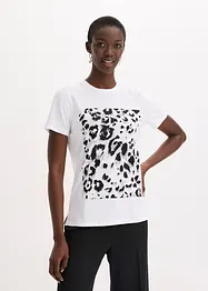 T-Shirt mit Leoprint, bonprix