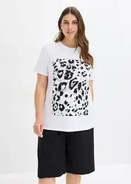T-shirt à imprimé léopard, bonprix