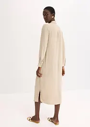 Hemdblusenkleid mit Leiterspitze, bonprix