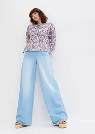 Blouse en jersey avec laçage, bonprix