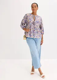 Blouse en jersey avec laçage, bonprix