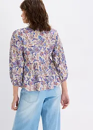 Blouse en jersey avec laçage, bonprix