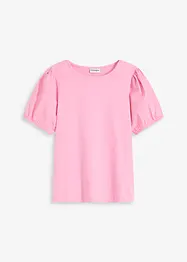 Jerseyshirt mit Ärmeln aus Baumwollpopeline, bonprix