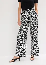 Palazzo-Hose aus strukturiertem Material, bonprix