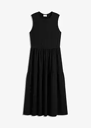 Midikleid aus strukturiertem Jersey mit Ausschnitt am Rücken, bonprix