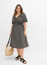 Robe midi en viscose douce, bonprix