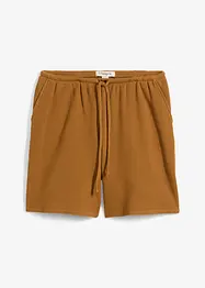 Strukturshorts aus reiner Baumwolle, bonprix