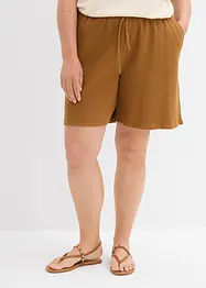 Strukturshorts aus reiner Baumwolle, bonprix