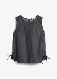 Jeans-Blusentop aus Bio-Baumwolle, bonprix