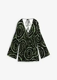 Kurzer Jumpsuit aus fließender Viskose, bonprix