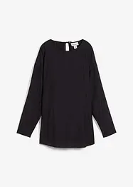 Oversized Tunikabluse aus strukturiertem Crinkle-Viskose-Mix, bonprix