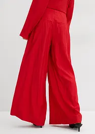 Palazzo-Hose aus strukturiertem Crinkle-Viskose-Mix, bonprix