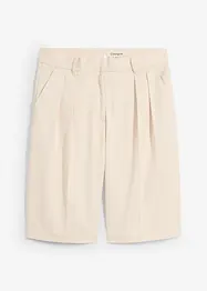 Bermuda mit Bundfalten aus Viskose-Mix, bonprix