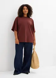 Oversize-Shirt mit weiten Ärmeln aus reiner Bio-Baumwolle, bonprix