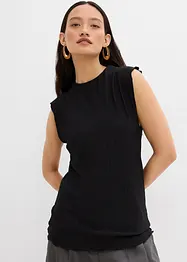 Top aus strukturiertem Crinkle, bonprix